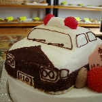 パトカーのケーキ