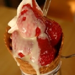 いちごトッピング